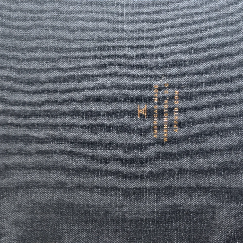 NWOT Classic Appointed Planner Dark Grey Fabric